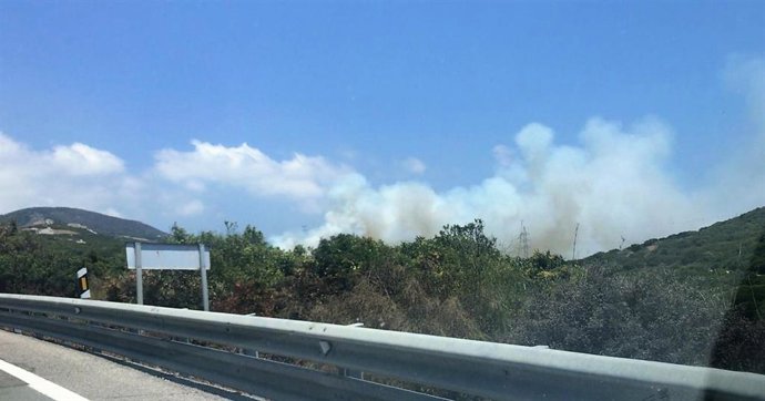 Incendio en paraje de Tarifa