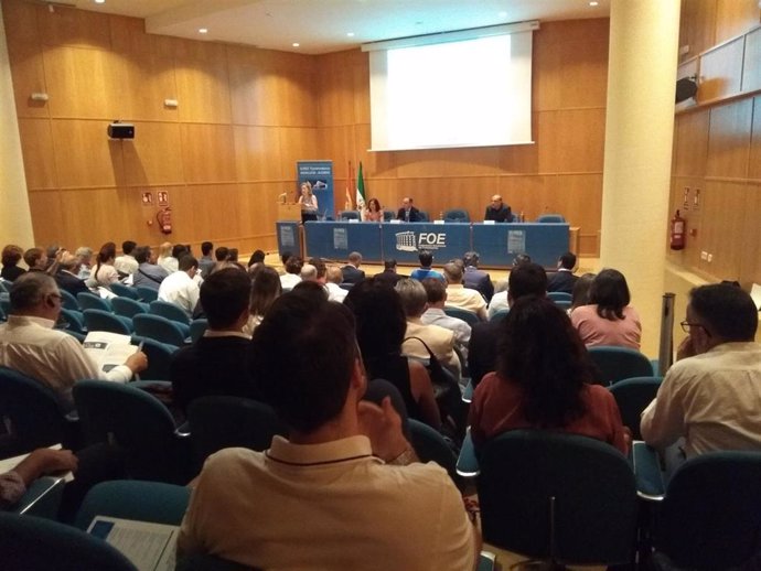 Junta y FOE organizan en Huelva un taller de emprendimiento de Andalucía y el Algarve.
