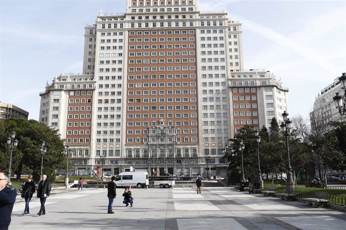 Edificio España de Madrid, plaza España