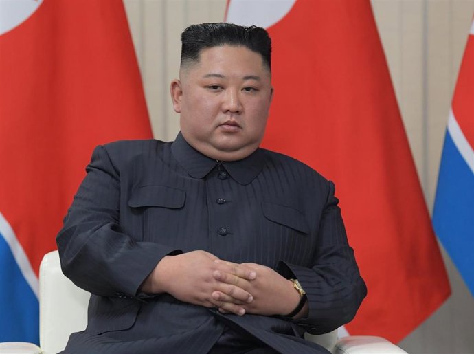 El líder norcoreano  Kim Jong-Un