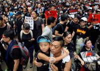 Los diarios estatales de China culpan a los "ideólogos occidentales" por las protestas en Hong Kong