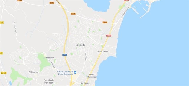 Localización de Punta Prima (Orihuela)