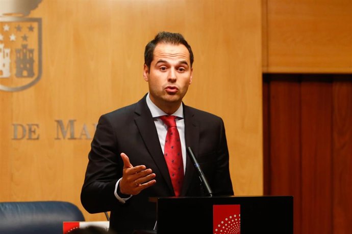 Imagen de archivo del portavoz de Ciudadanos en la Asamblea de Madrid, Ignacio Aguado.