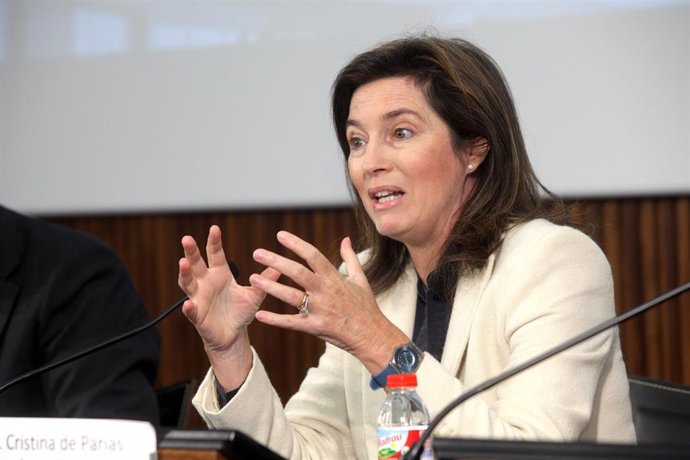 Cristina de Parias, directora general de BBVA España, en una imagen de archivo