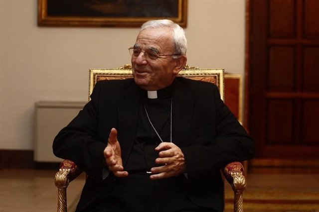 El nuncio del Papa en España, Renzo Fratini, durante una entrevista para Europa