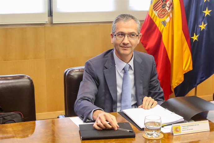 El gobernador del Banco de España, Pablo Hernández de Cos (foto de archivo)