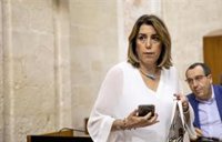 Susana Díaz acusa a Vox de creerse en "una órbita superior" y ve a Cs "rehén de una ultraderecha que le insulta"