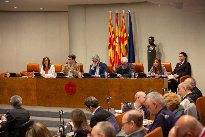 Vista general d'una sessió plenria a la Diputació de Barcelona. (Arxiu)