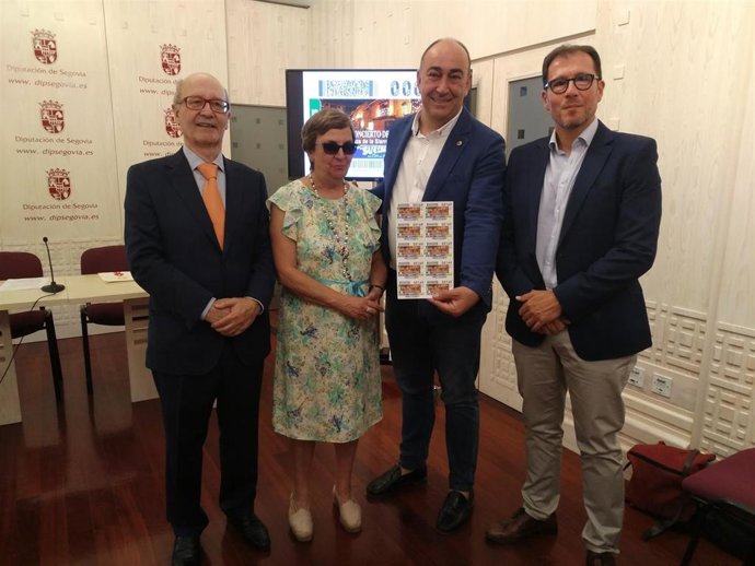 Francisco Javier Acebo (i), M Luz Hernández, Miguel Ángel de Vicente e Ismael Pérez.