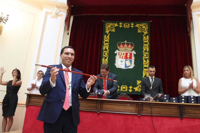 Acto de investidura de Álvaro Martínez Chana como presidente de la Diputación de Cuenca.