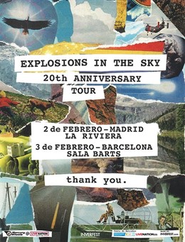 Cartel de los conciertos de Explosions in the Sky