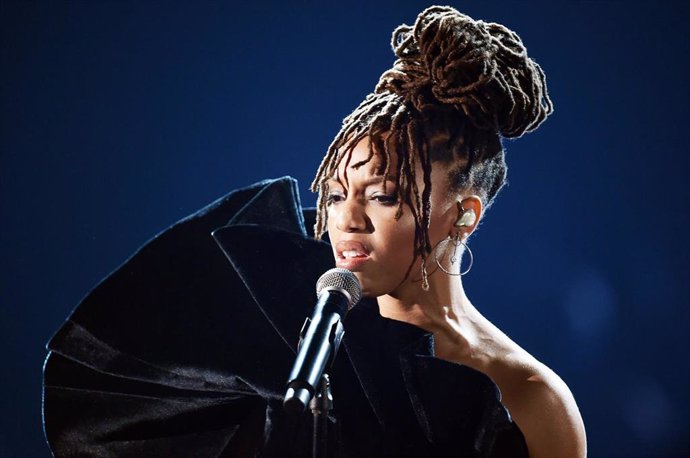 Halle Bailey Cantanto Durante La 61 Edición De Los Premios Grammy