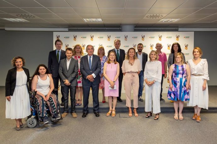 Galardonados  en la X Edición Premios Dependencia y Sociedad, promovidos por la Fundación Caser