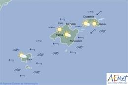 El tiempo, hoy viernes 5 de julio de 2019, en Baleares.