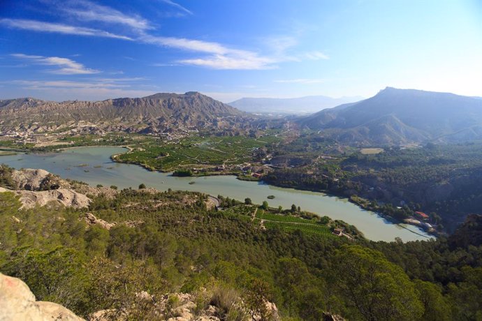 Vista de Azud de Ojos en Murcia