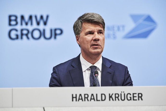El presidente de BMW, Harald Krüger, en la presentación de los resultados de 2018