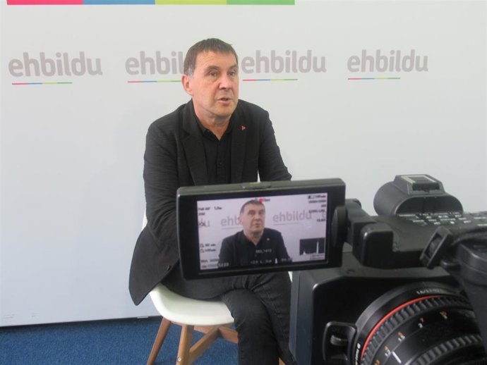 El coordinador  generalde EH Bildu, Arnaldo Otegi