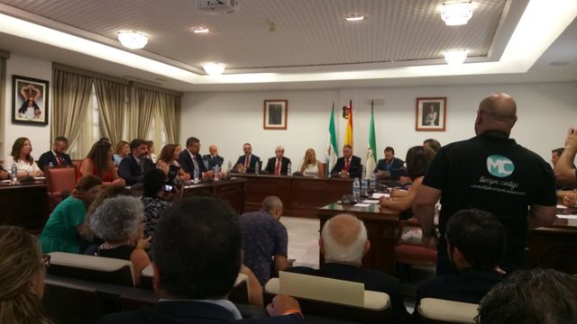Pleno de investidura del Ayuntamiento de Mijas (Málaga)