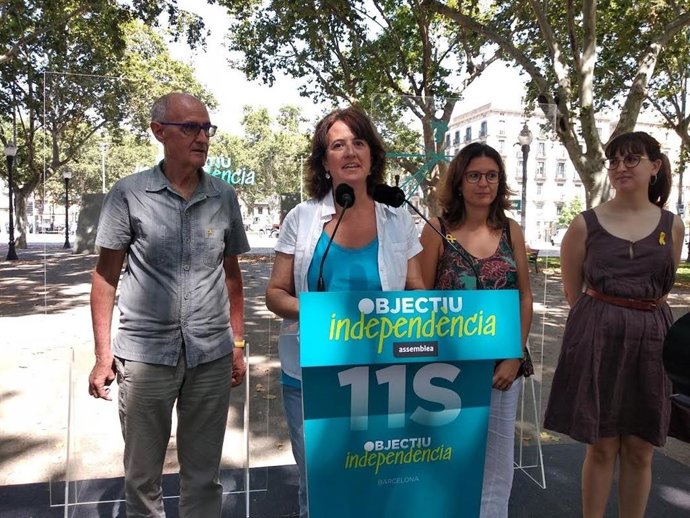 Pep Cruanyes, Elisenda Paluzie, Montse Ortiz y Carla Solé