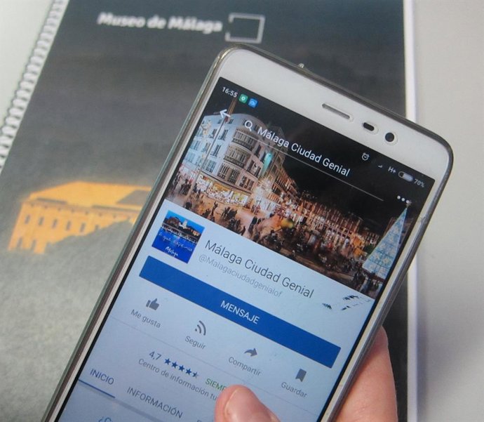 Málaga Ciudad Genial en redes sociales