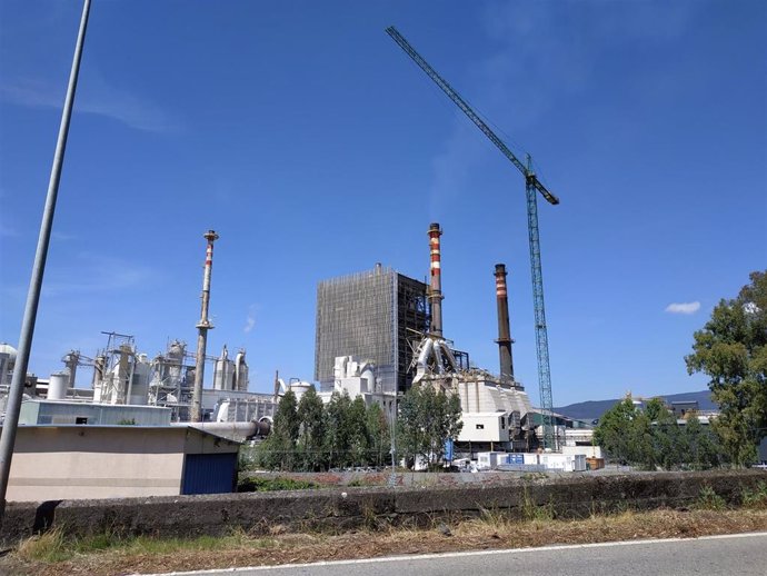 Imagen de la fábrica de Ence Celulosa en Pontevedra.