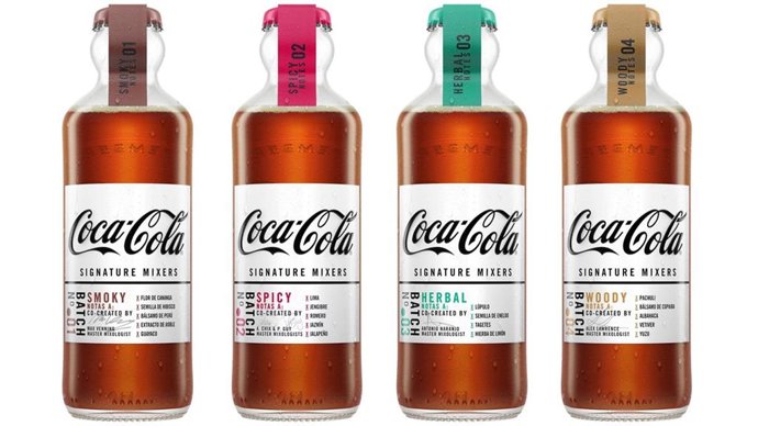 Coca-cola lanza 'signature mixers' en España para inspirar nuevos combinados con diferentes destilados