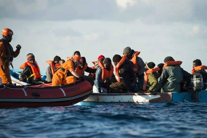 Rescate de migrantes en el Mediterráeno por Sea Eye