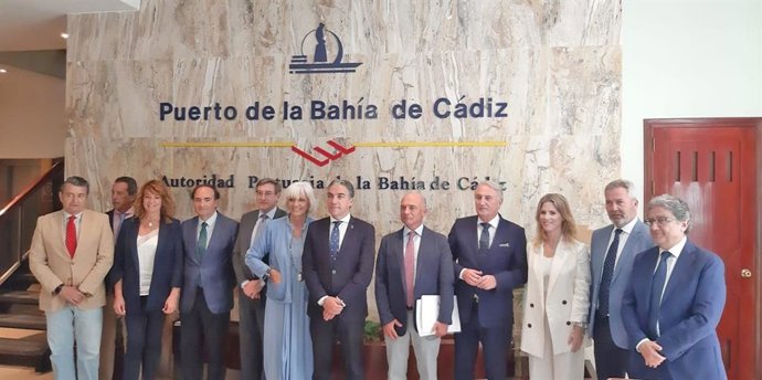 Bendodo con los presidentes de las autoridades portuarias andaluzas