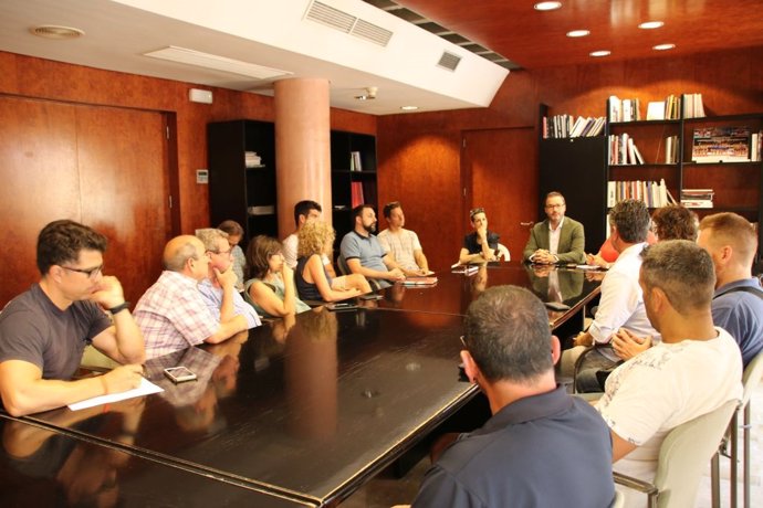 L'alcalde de Palma, José Fila, es reuneix amb de la Junta de Personal de l'Ajuntament