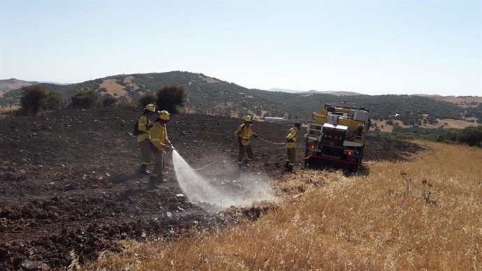 Incendio en Alcaldá de los Gazules
