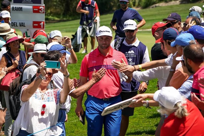 Jon Rahm en el Andalucía Valderrama Masters de golf