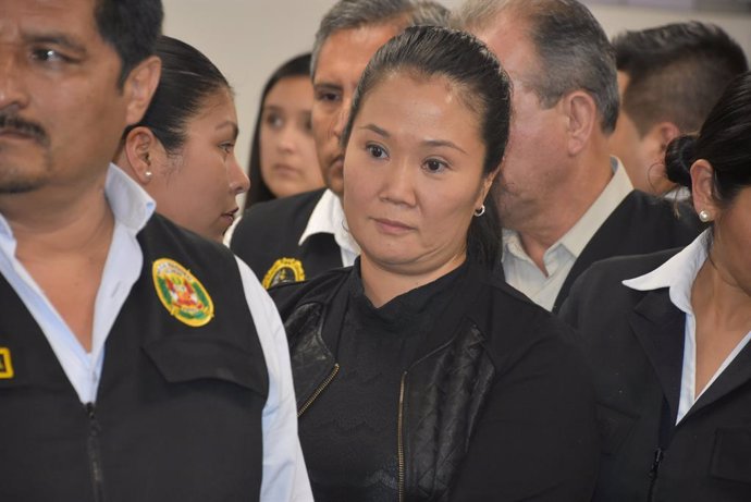 La opositora peruana Keiko Fujimori