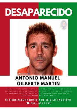 Desaparecido en Granada desde el 20 de junio