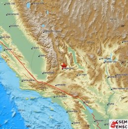 EEUU.- Registrado un terremoto de magnitud 7,1 en el sur de California