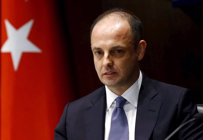 El presidente del banco central de Turquía, Murat Cetinkaya