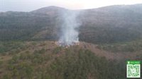Controlado el incendio forestal declarado en un paraje de Benalmádena (Málaga)