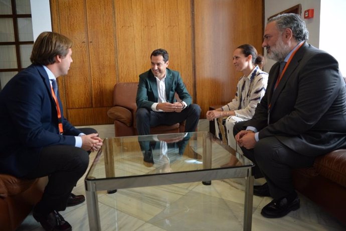 El presidente de la Junta, Juanma Moreno, reunido con los delegados del Gobierno andaluz en Córdoba, Granada y Jaén