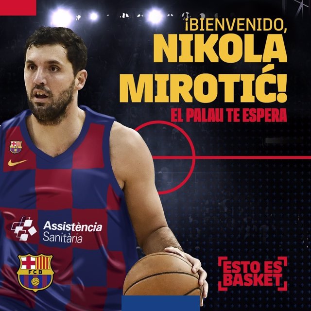 Nikola Mirotic firma tres temporadas con el Barça