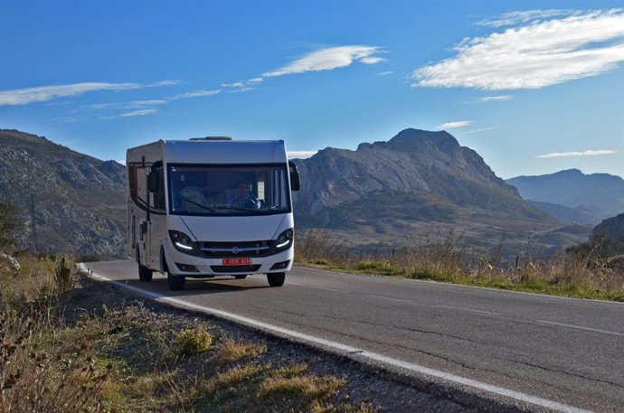 Autocaravana de alquiler.