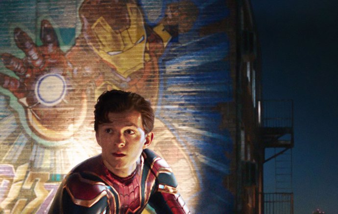 Imagen de Tom Holland como Peter Parker en Spider-Man: Lejos de casa