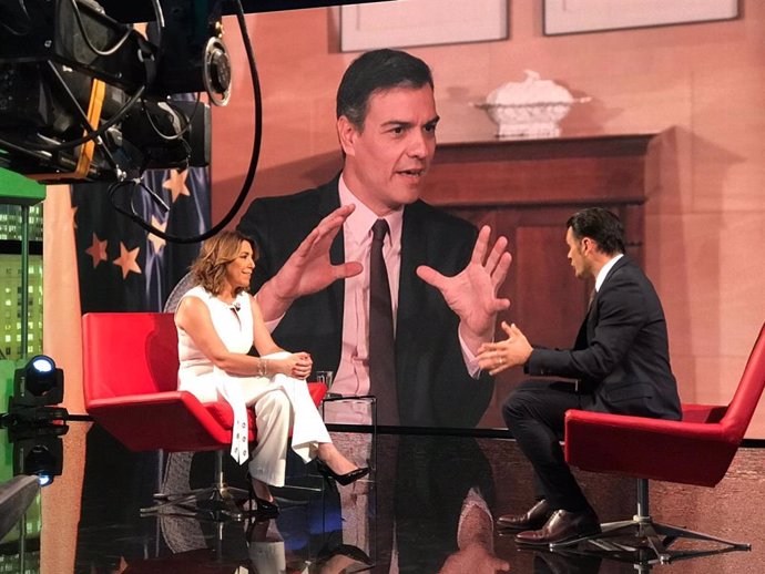 La secretaría general del PSOE-A, Susana Díaz, entrevistada en La Sexta Noche