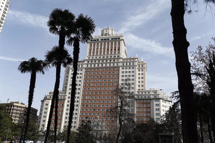 Edificio España de Madrid, plaza España