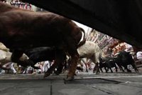 Tres heridos por asta tras el primer encierro de las fiestas de San Fermín