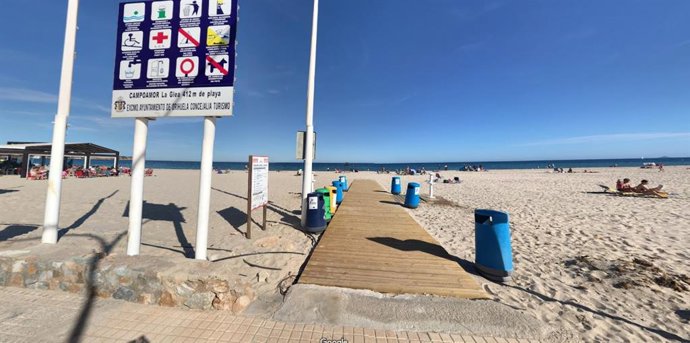 Playa de la Glea, en Orihuela
