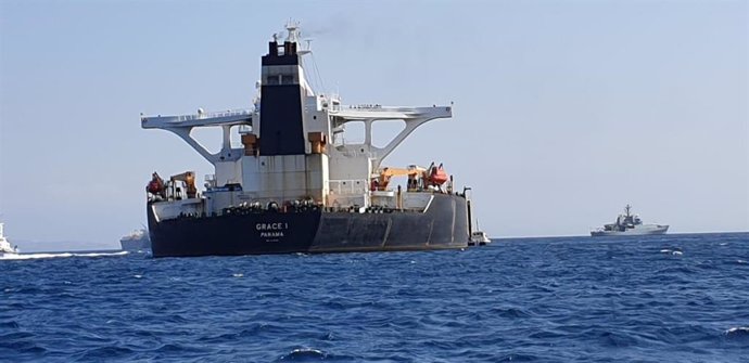 El petrolero iraní 'Grace 1' apresado por Gibraltar