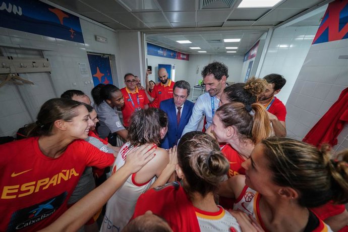 El presidente de la Federación Española de Baloncesto, Jorge Garbajosa