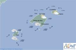 El tiempo, hoy lunes 8 de julio de 2019, en Baleares.