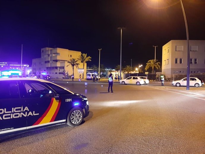 Control policial en Ibiza