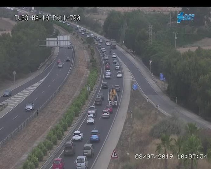 Imagen de las cámaras de la dgt en Mallorca