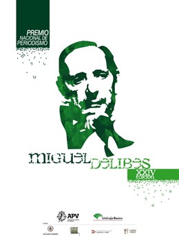 Cartel de la nueva edición del Premio Nacional de Periodismo Miguel Delibes